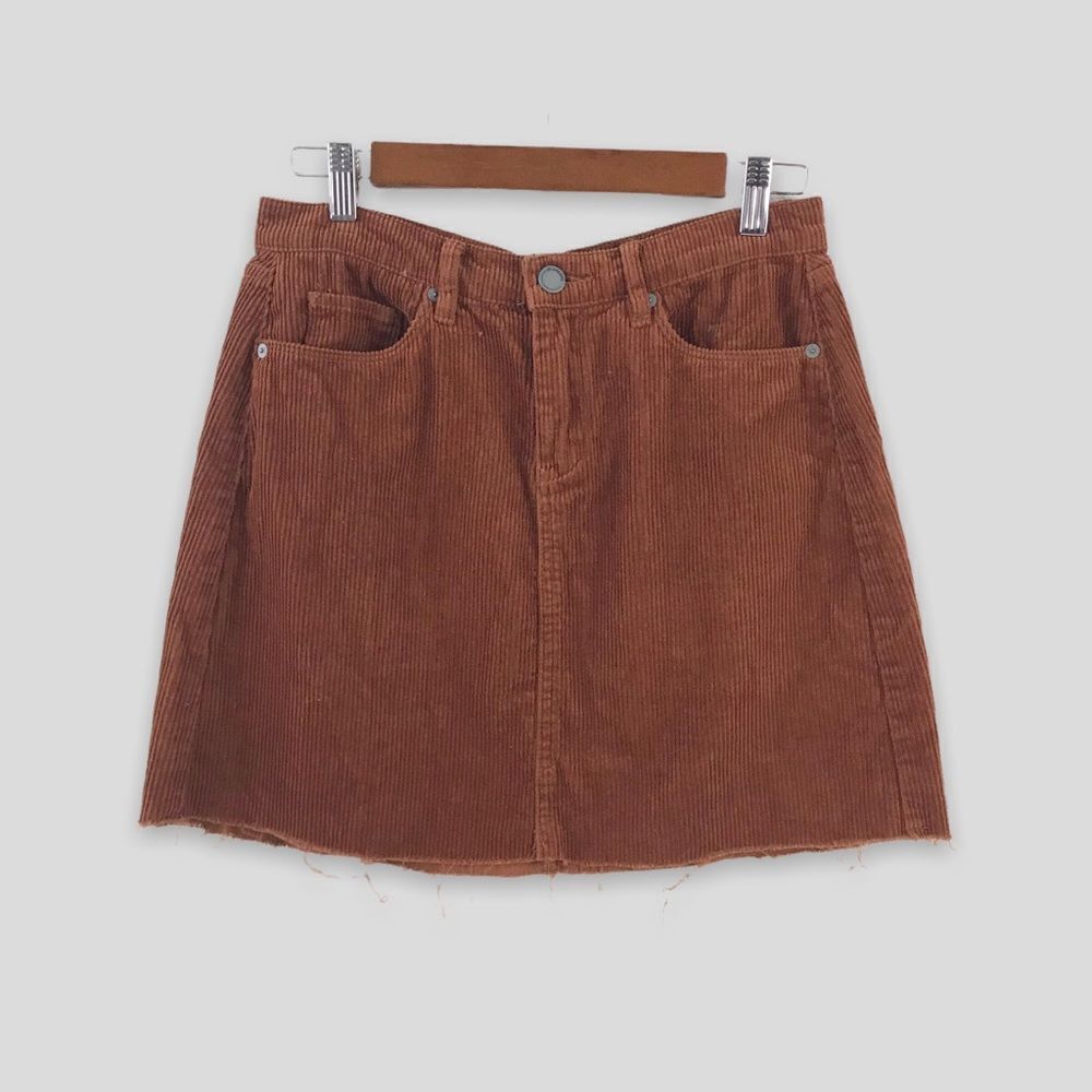 Blank NYC Atlas‎ corduroy A-line mini skirt